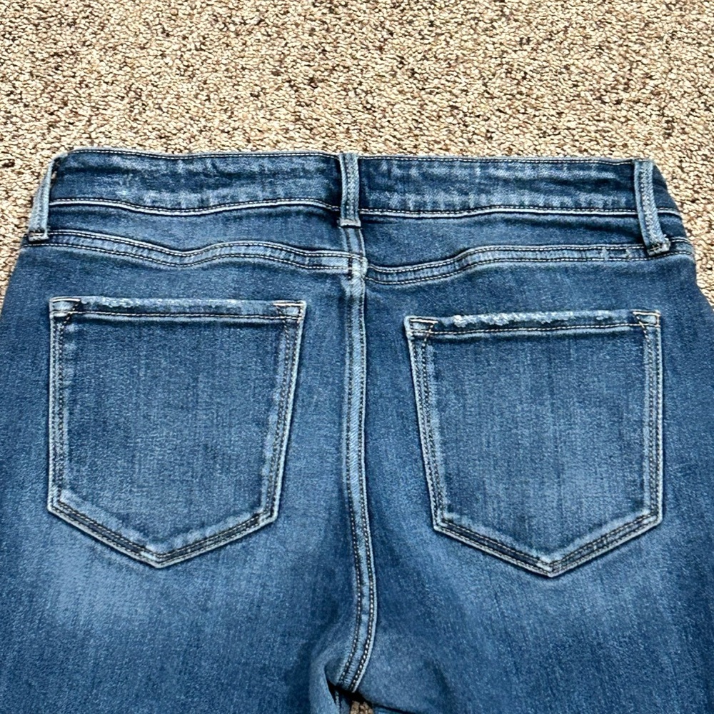 KanCan High Rise Skinny Frayed Raw Hem Denim Button Fly Ankle Jeans Women’s 29 - Picture 11 of 16